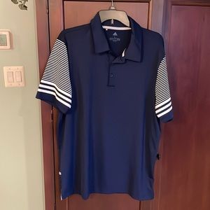 Navy Blue Adidas golf shirt